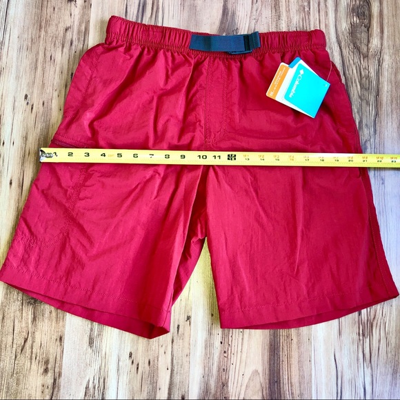🆕 Columbia Swim Running Shorts Small Red UPF50 Men’s - Picture 10 of 16